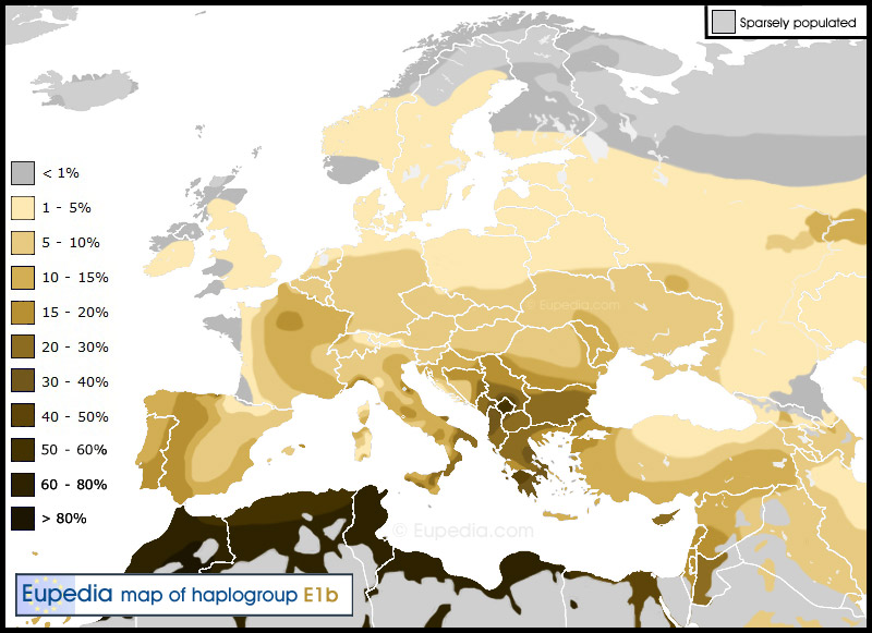 E1b1b in Europe