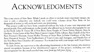 Achnowledgements